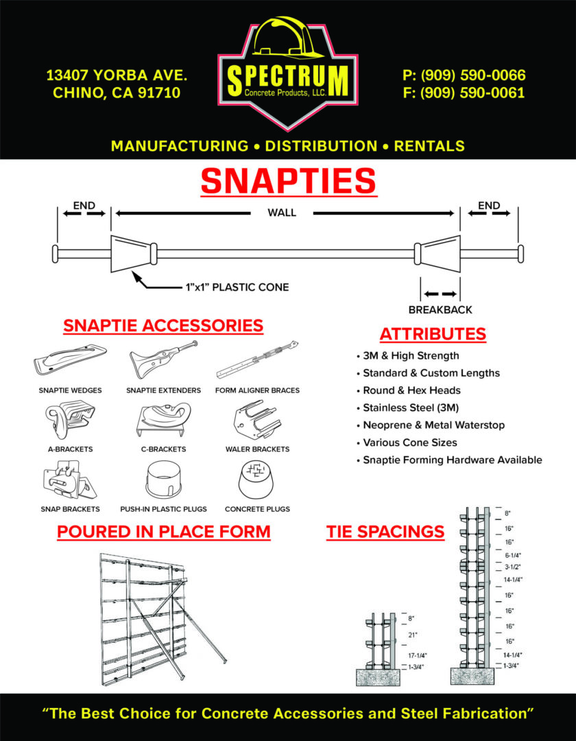 Snapties Line Card