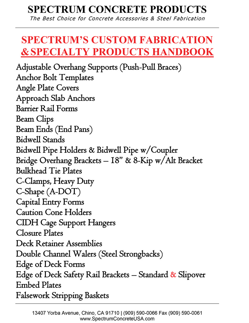 Custom Fabrication Handbook